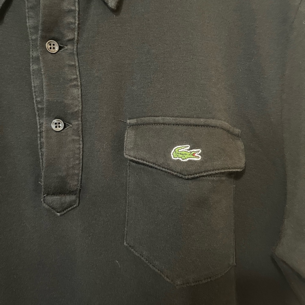 Lacoste Black Polo Shirt size 3 - Picture 5 of 5